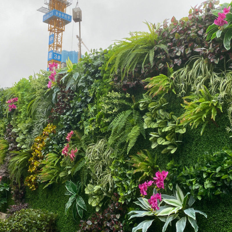 仿真绿植室内墙面植物假花草皮背景墙楼盘看房仿真绿植