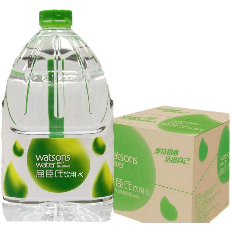 屈臣氏大桶饮用蒸馏水整箱2022年新货扬州急发包装饮用水