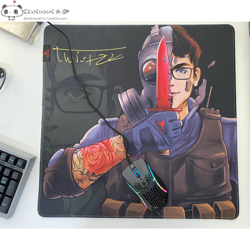 darmosharktwistzzcsgo总监同款顺滑大号电竞游戏鼠标垫鼠标垫