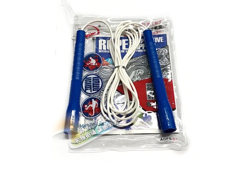 正品龙花跳绳lh819a竞技花样魔术速度白胶绳中小跳绳