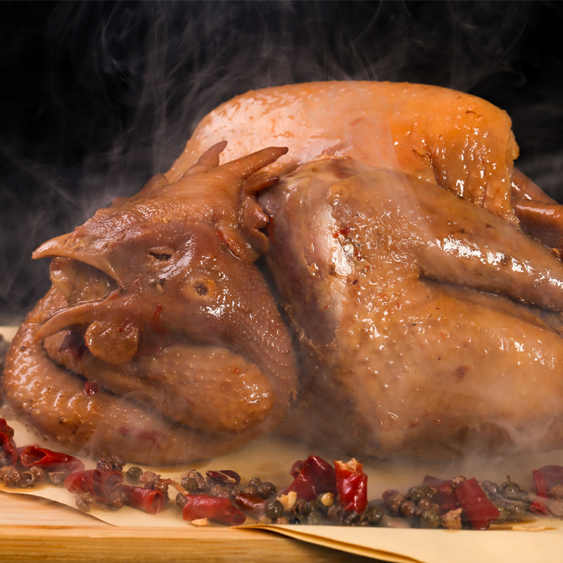 河南特产手撕麻椒鸡即食椒麻鸡正宗烧鸡麻辣烧鸡