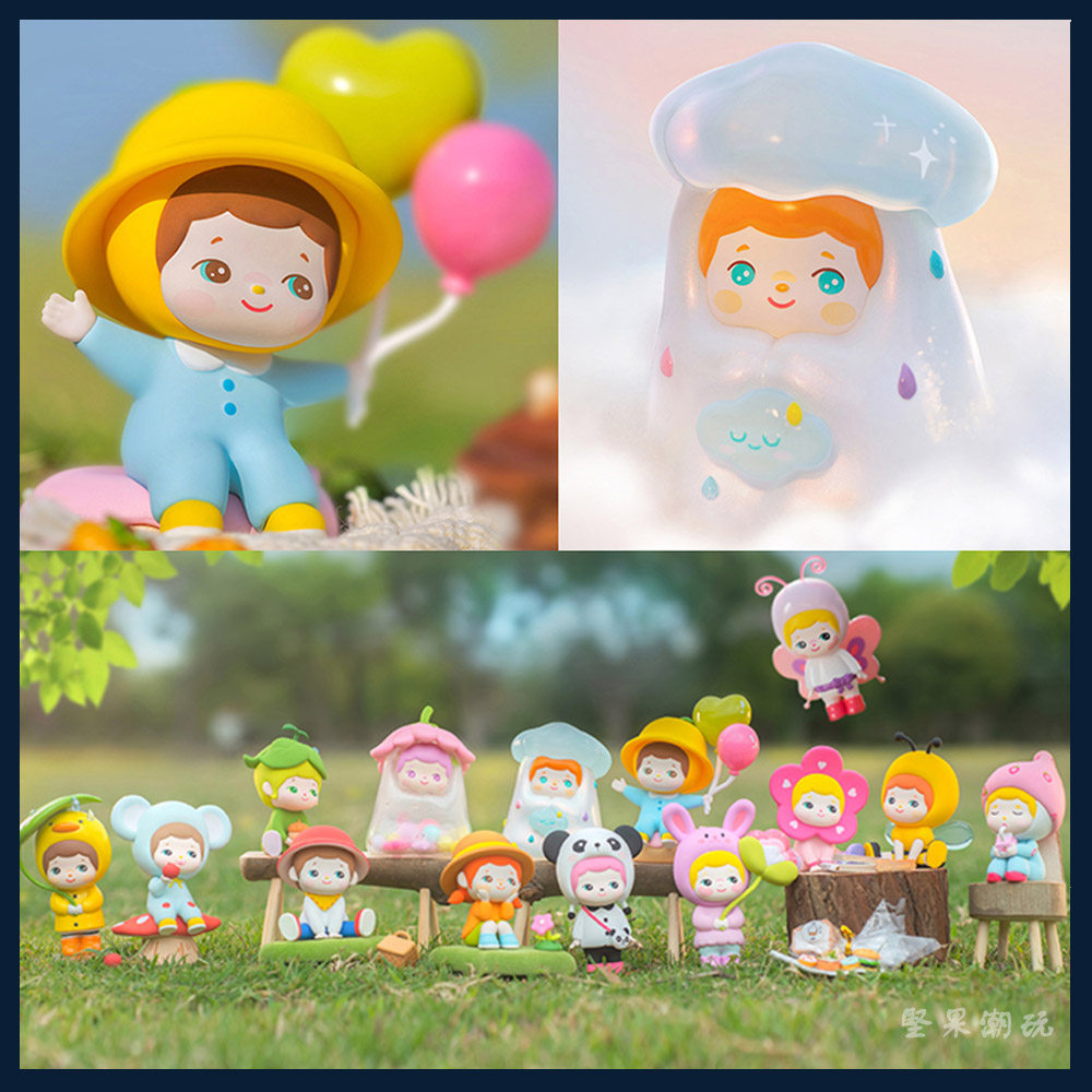 新款包邮mumu春游系列盲盒手办可爱少女公仔潮玩盲盒