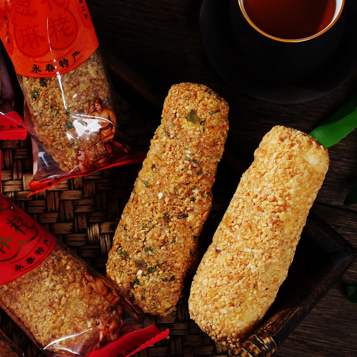 闽南特产泉州永春吉盛麻粩麻枣老麻佬芝麻花花生