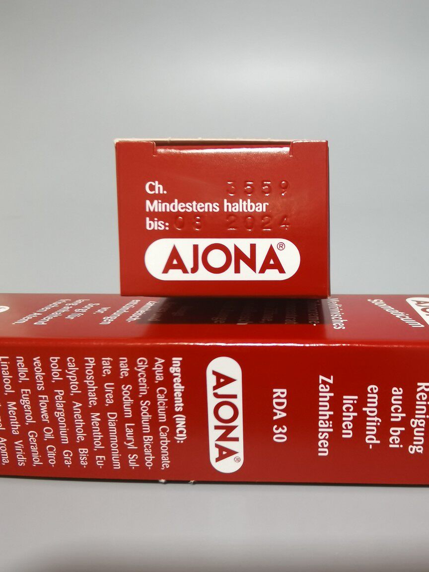 德国ajona浓缩型抑菌牙膏保护牙龈牙周清新敏感牙膏