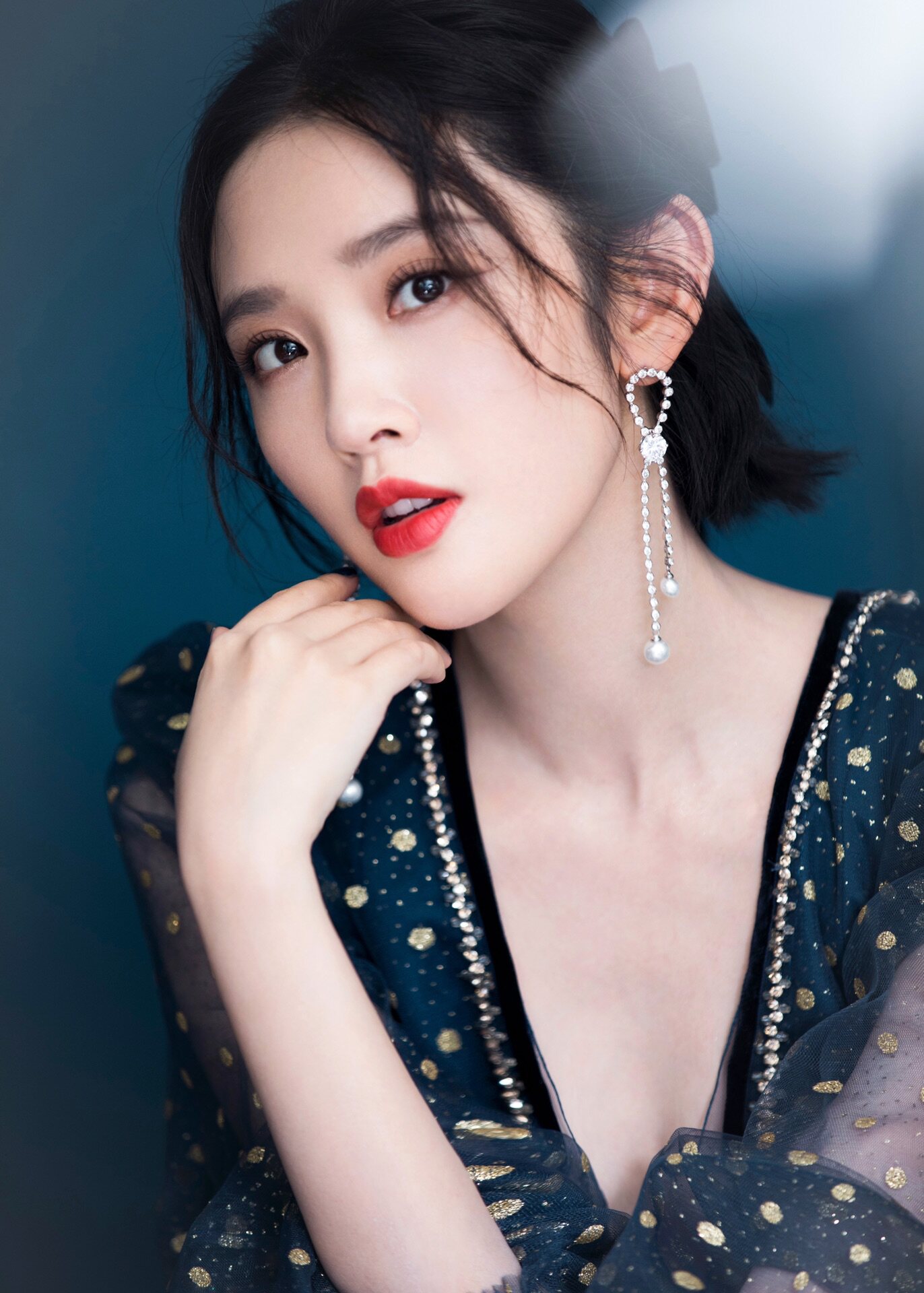 yshii吴昕耳环气质clpy长款名媛同款by2艺昕耳环