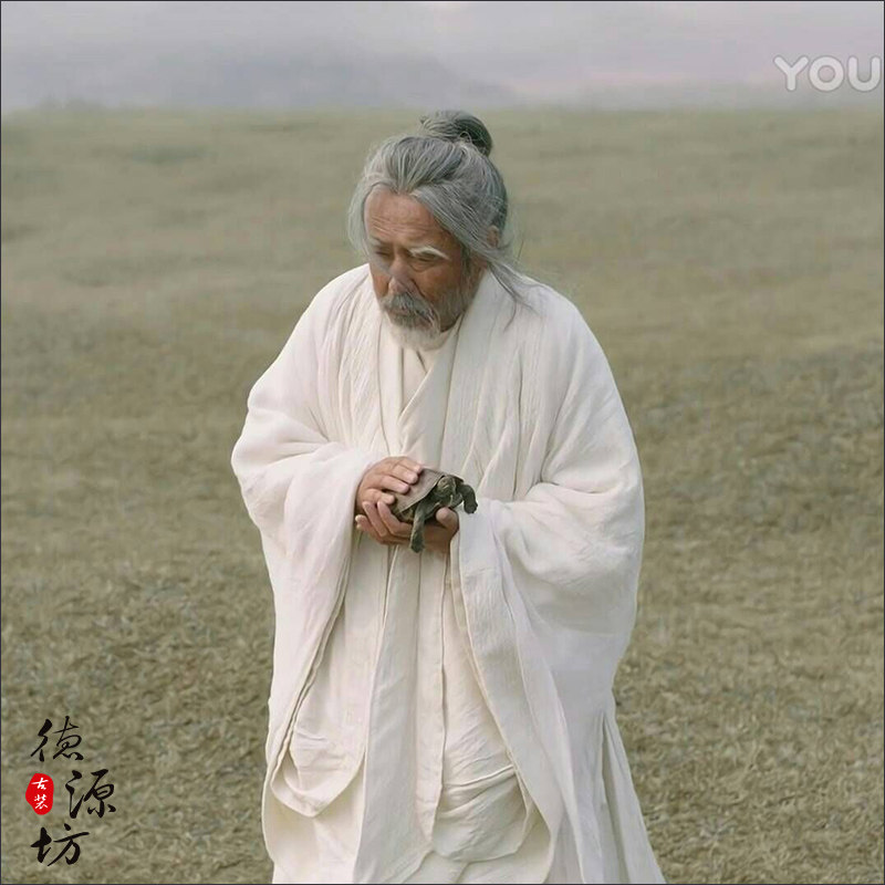 虎啸龙吟吴秀波司马懿同影视古装白色长袍汉服君主帝王民族服装