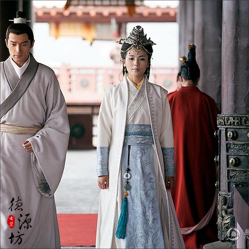 琅琊榜刘涛霓凰郡主同款影视古装白色侠女服汉服将军服演出服装