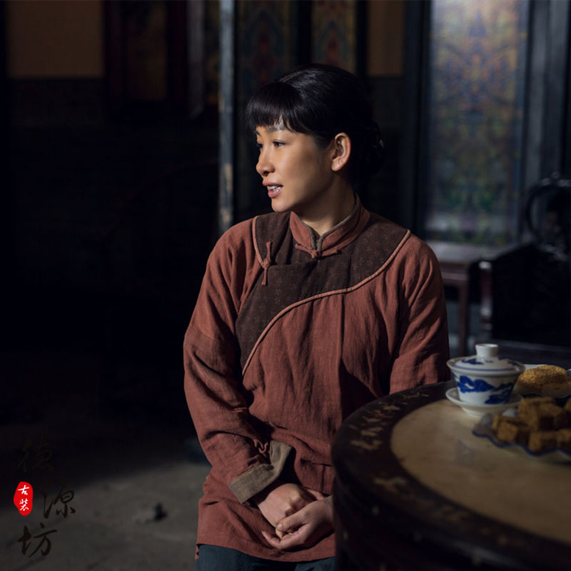 白鹿原同款民国风古装棉布棉麻农民村姑丫鬟装少奶奶秀禾演出服装