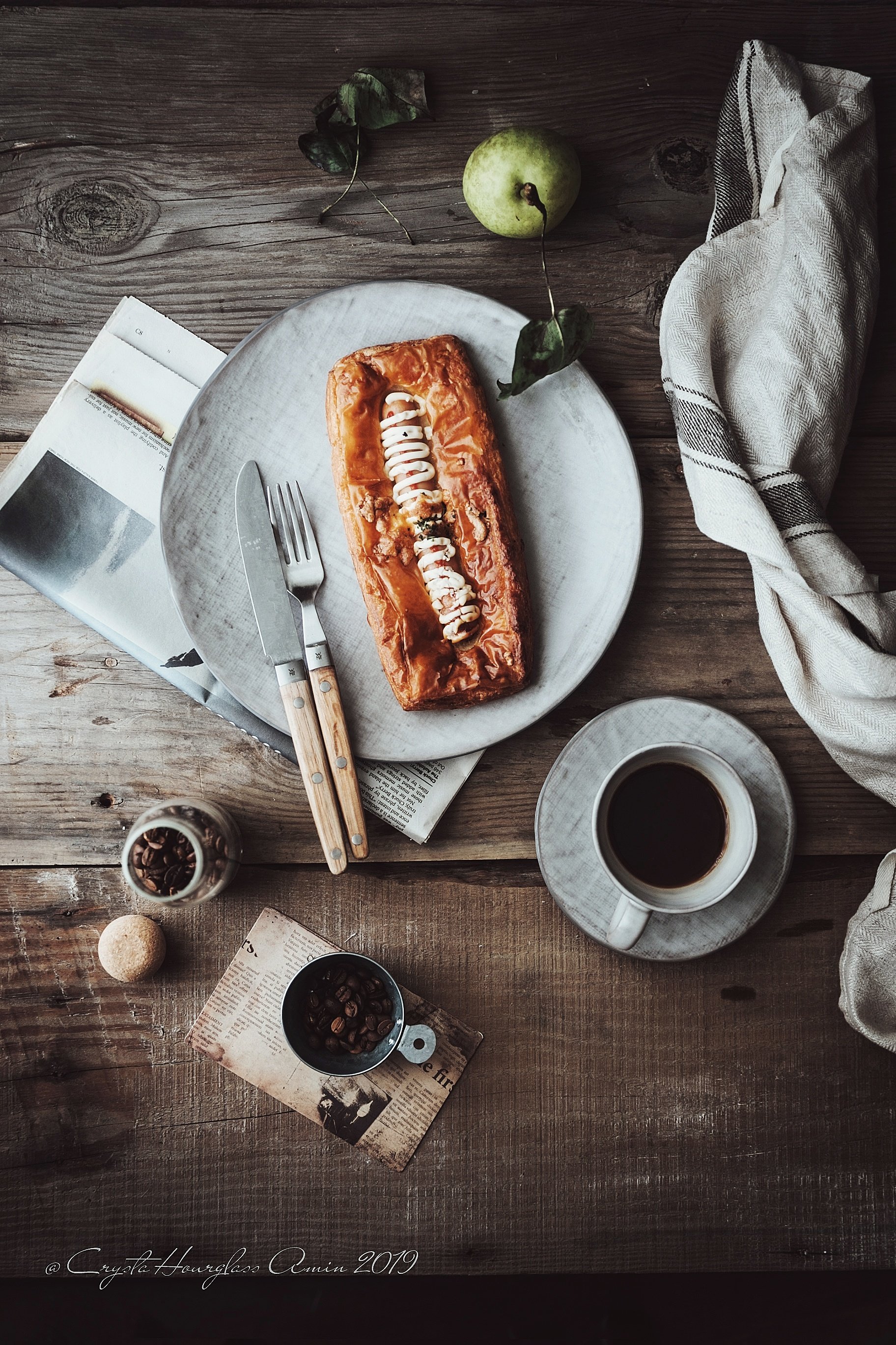 作旧量勺套装ins铁艺复古烘焙摆拍静物美食摆件