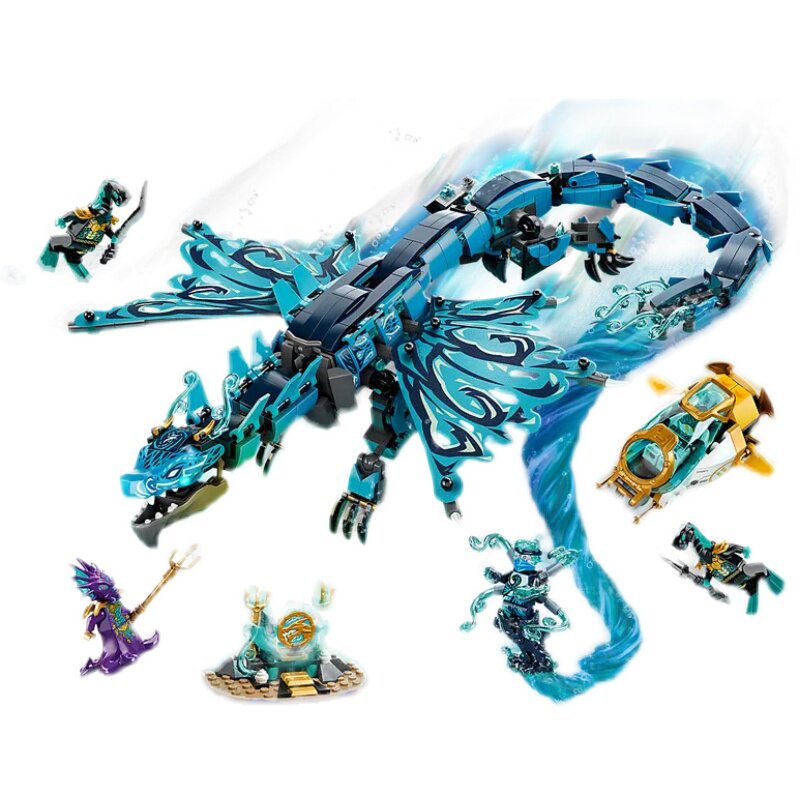 乐高幻影忍者系列71754水龙儿童积木拼装玩具塑料积木