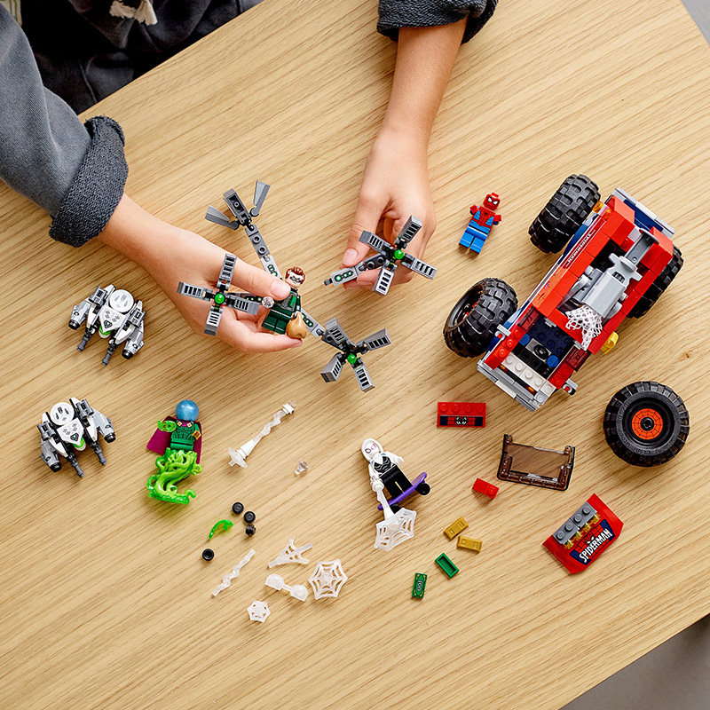 lego乐高76174漫威超英蜘蛛侠怪兽大脚对决神秘塑料积木