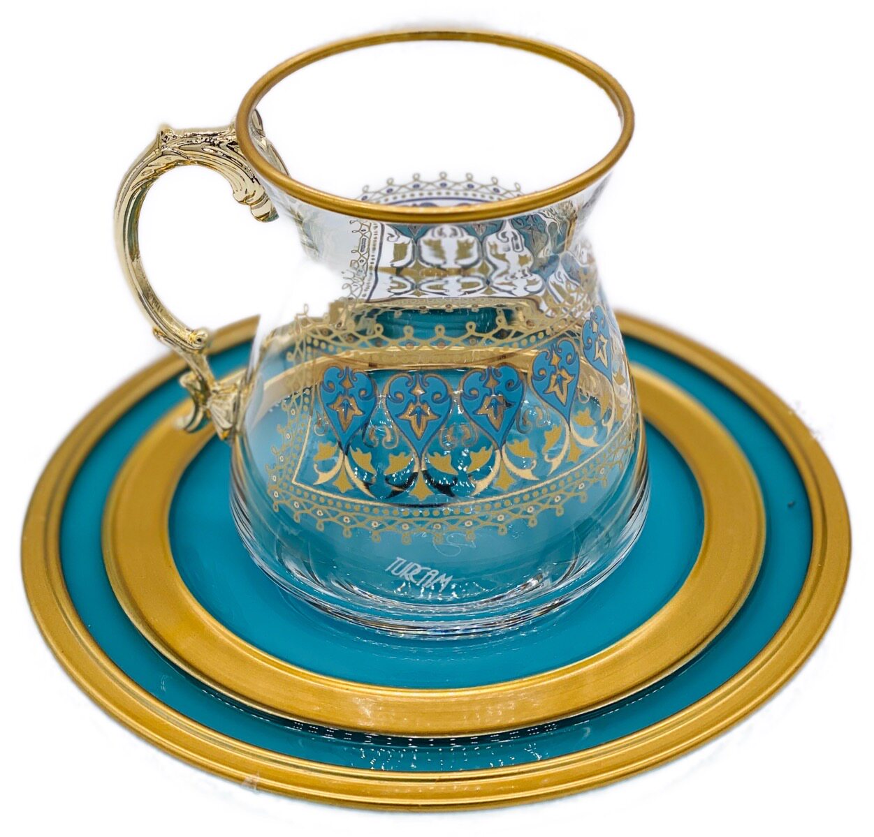 土耳其宫廷风红茶杯高端居家创意玻璃杯耐高温现货茶杯