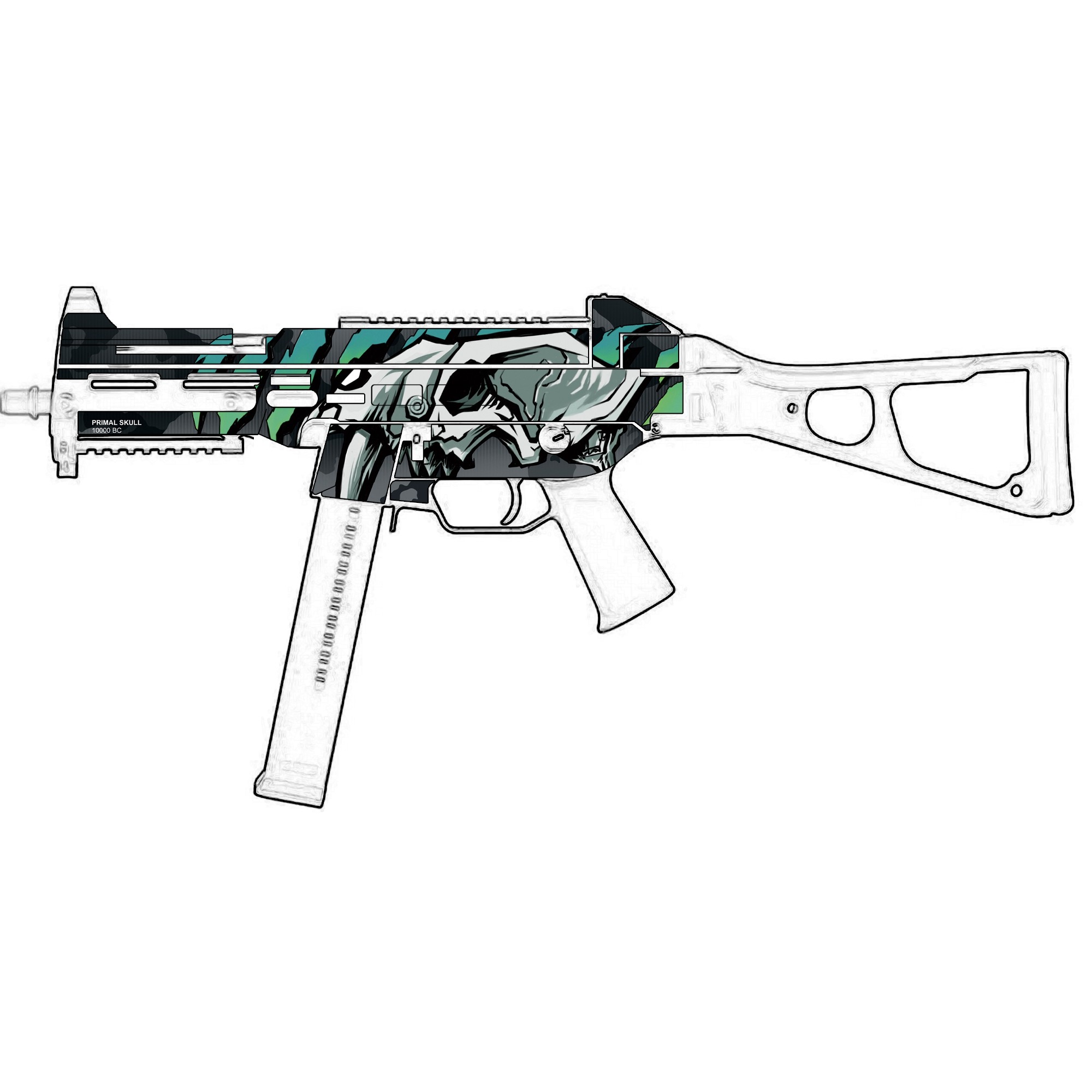 查尔工坊玩具训练道具恒利利丰ump45涂装定制水弹玩具