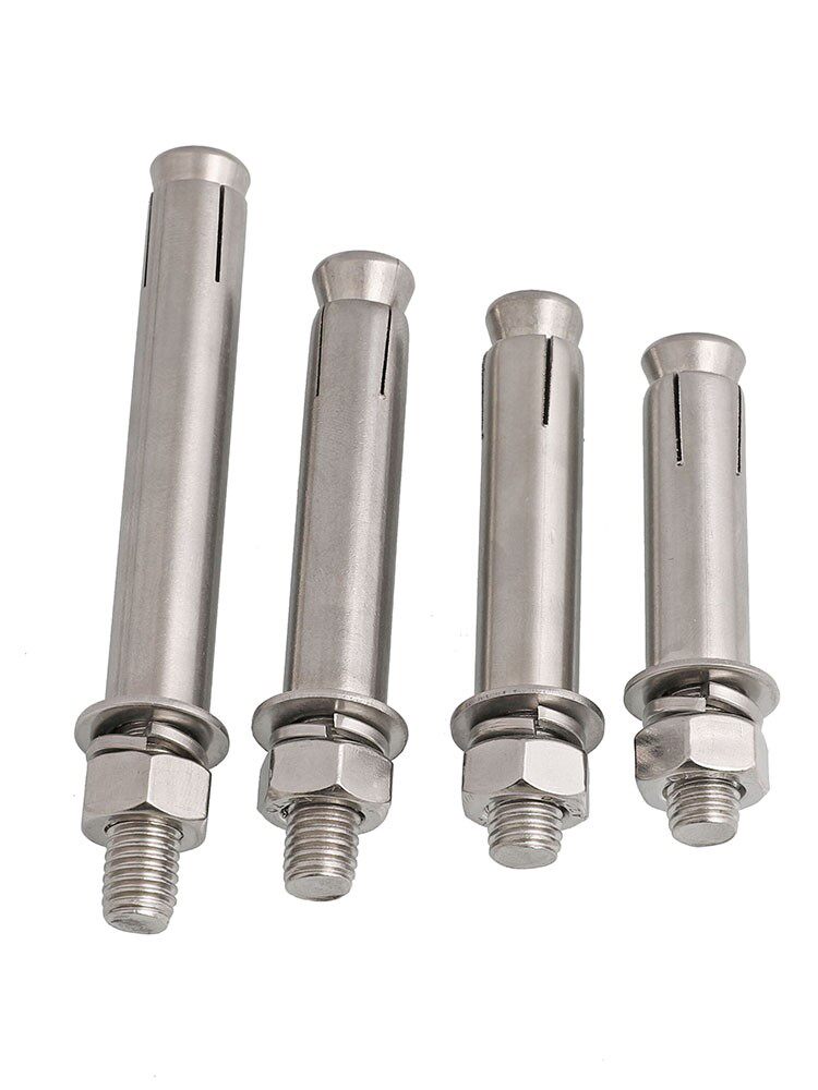 膨胀m6m8m10m12不锈钢螺丝螺栓加长拉爆爆炸60x80100mm电阻器