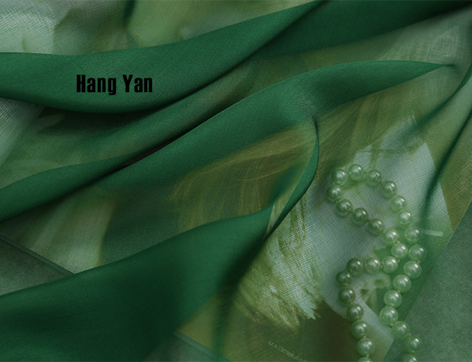 墨绿色100桑蚕蚕丝丝巾长款真丝围巾女春秋冬围巾