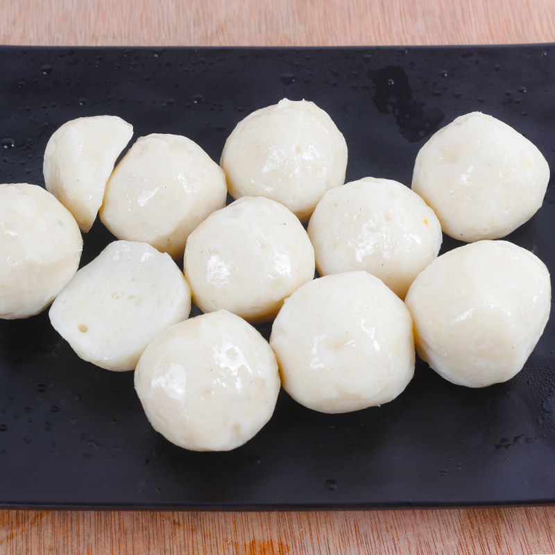 鱼丸火锅平海海特爽马500g鱼旦炒菜小吃海鲜鱼丸