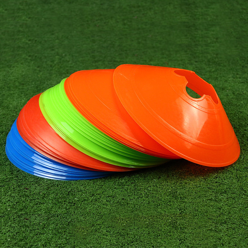 足球训练标志盘标志碟篮球障碍物训练器材标志桶标志杆平面标志碟