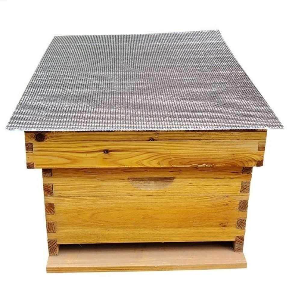 蜂箱反光膜隔热防晒防雨遮阳蜂箱盖布加厚双层泡沫养蜜蜂专用工具