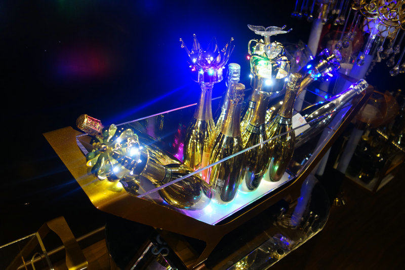 发光led充电三层冰塔亚克力冰桶高端酒吧香槟酒架