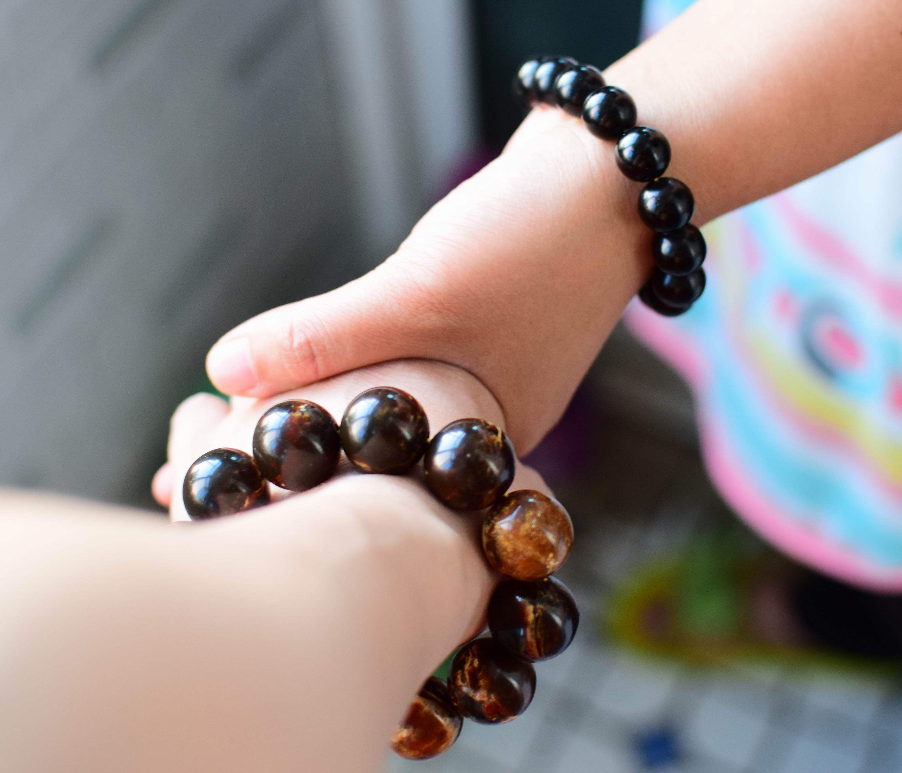 手链抚顺煤精13mm天然16颗精品现货其他