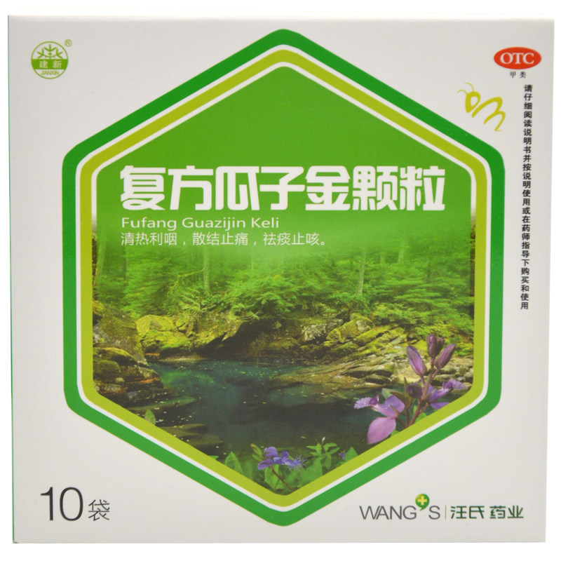 汪氏建新复方瓜子金颗粒颗粒10袋咽喉