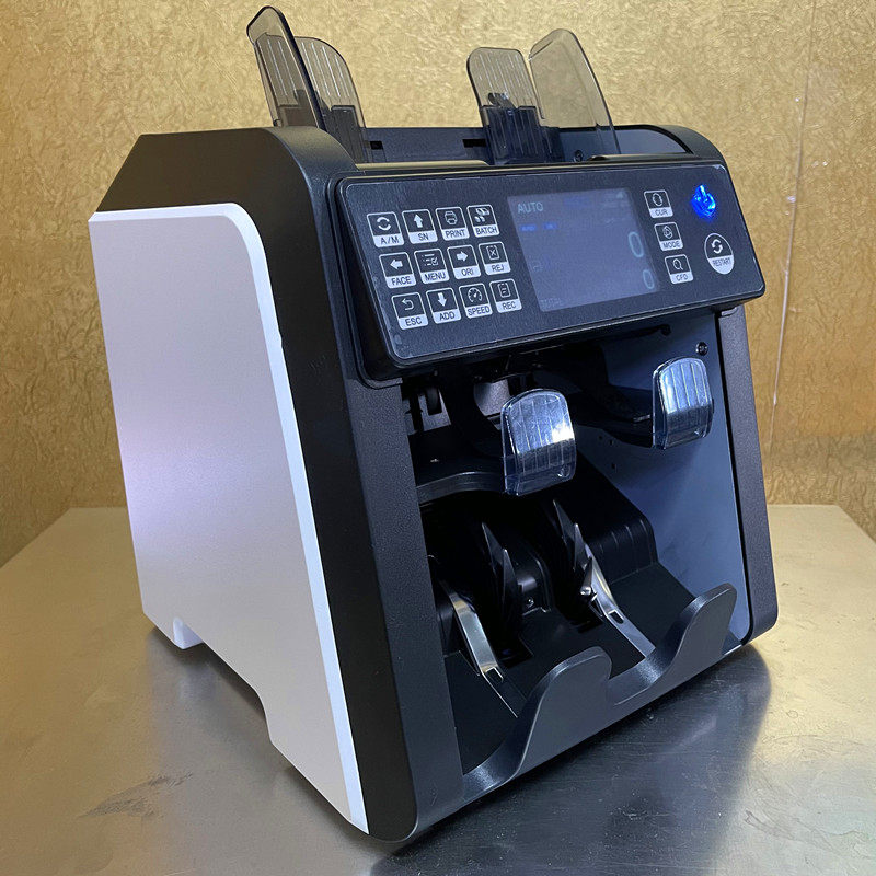 多国外币立式两口清分分机美金港币南非欧元点钞机