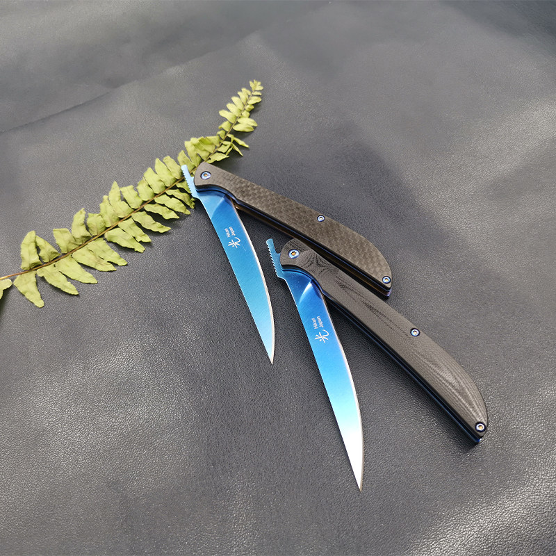 出口日本edc佐治武士锋利折叠牛扒个性其他户外刀具