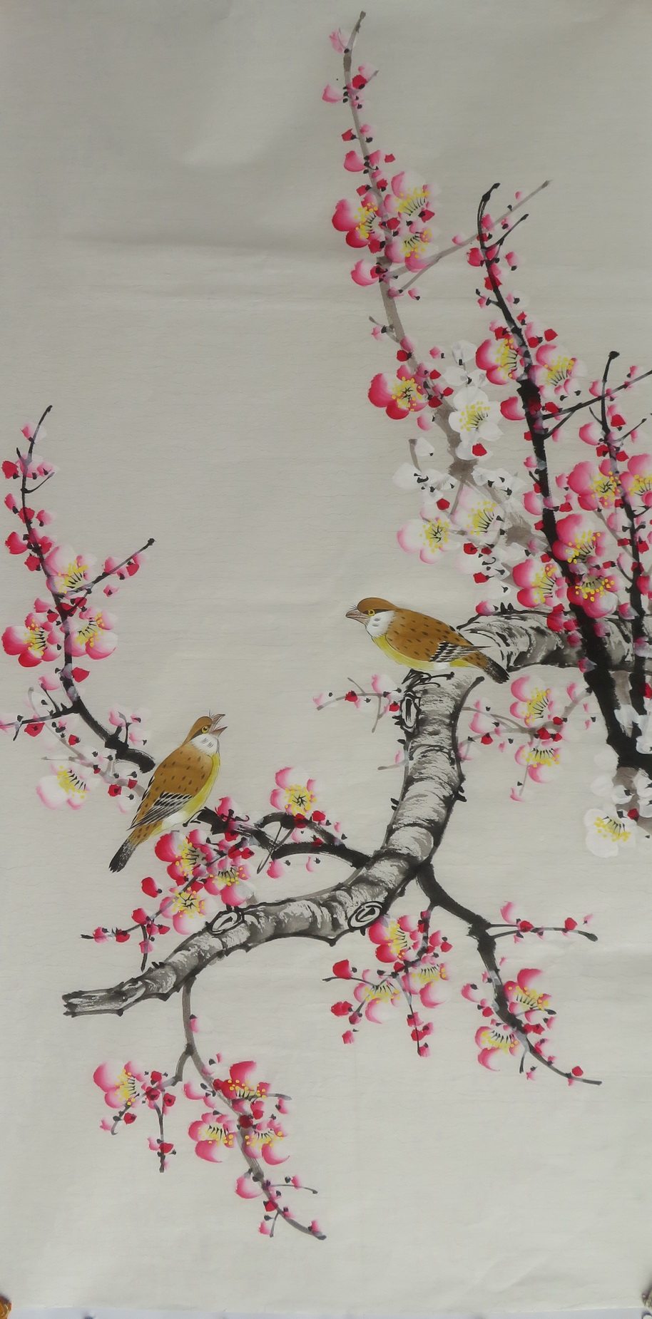 特价三尺工笔小写写意花鸟画国画梅花喜鹊客厅国画