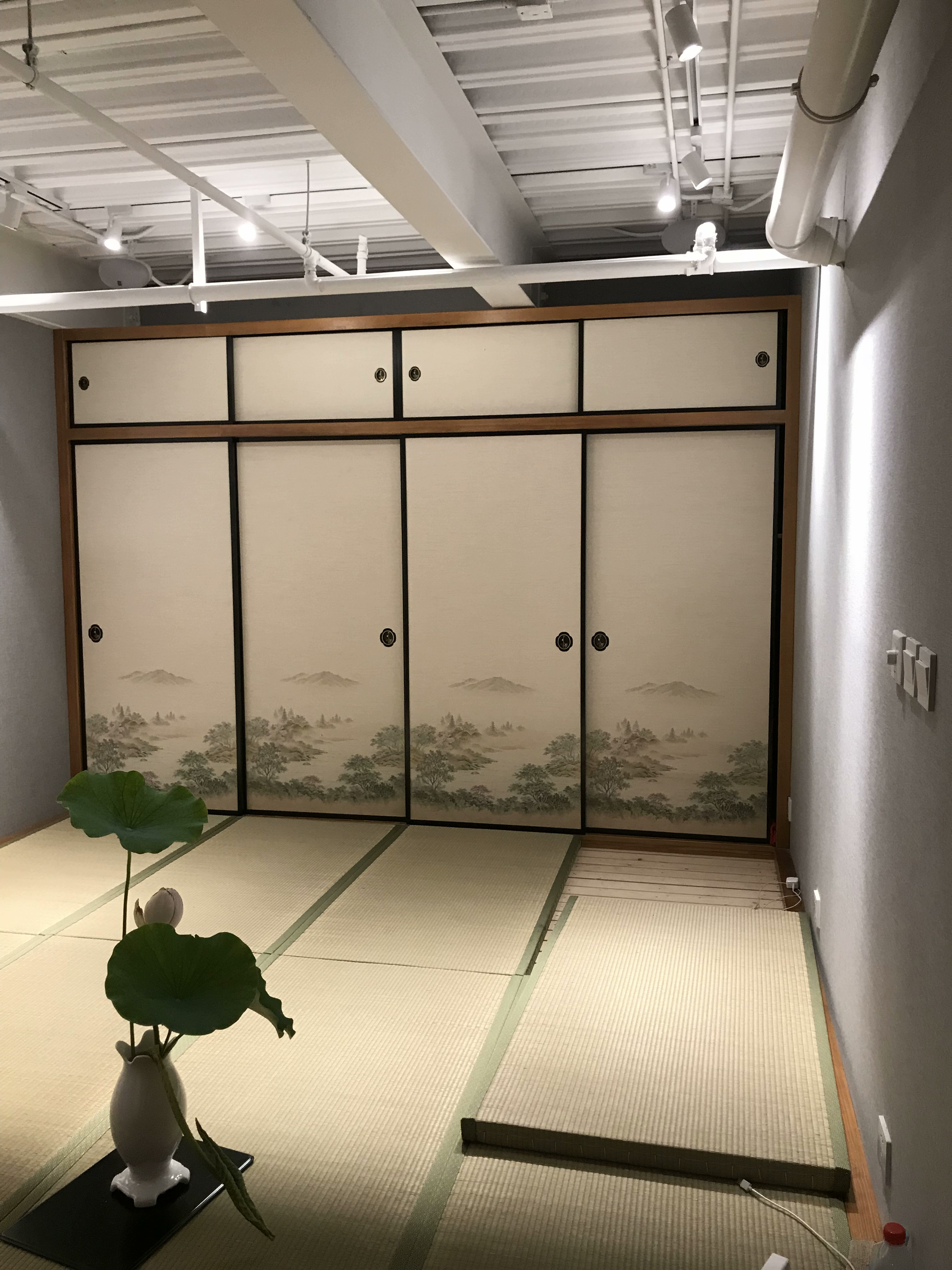 玛门日式福斯榻榻米衣柜柜门衣帽间移门定制中式和室门