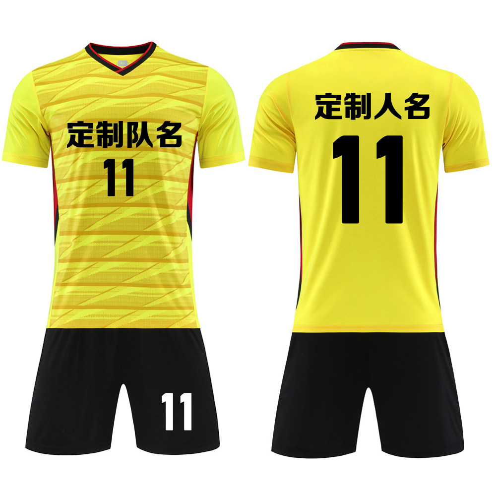 足球套装定制成人比赛训练队服儿童短袖衣服足球服