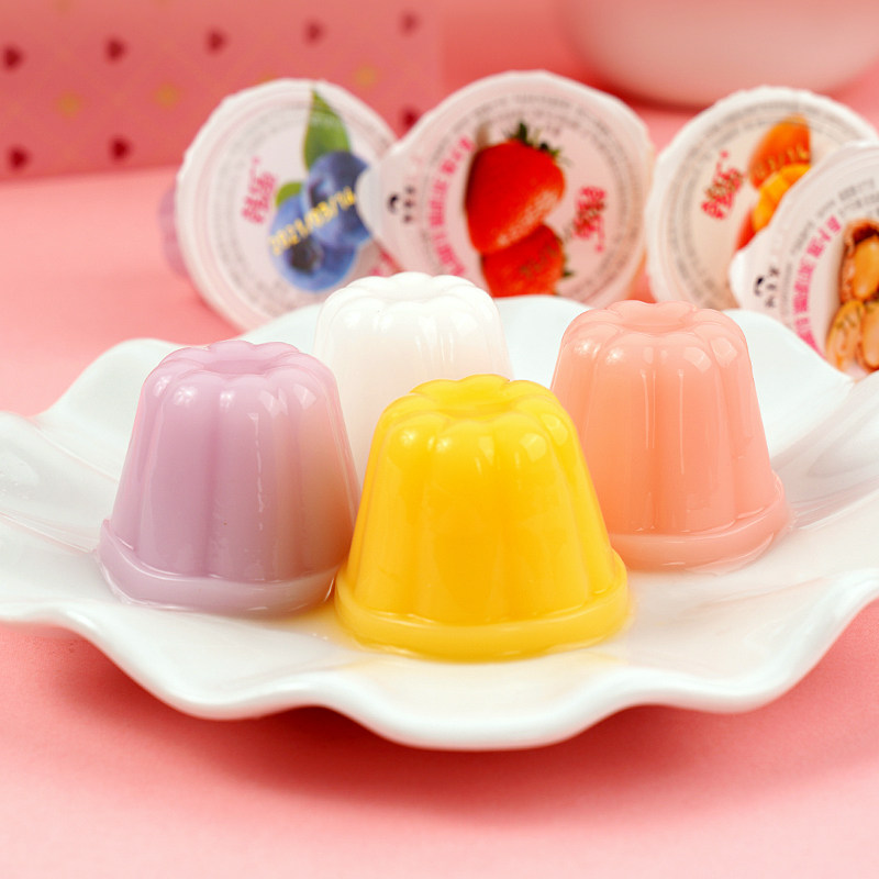 [推荐]韩乐优酪布丁零食酸奶吸吸低脂果冻-多种水果口味,爽滑多汁,冰