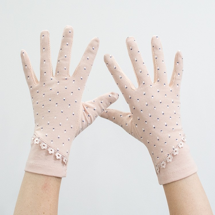 棉质手套睡觉夜间保养保暖睡眠秋冬季手套