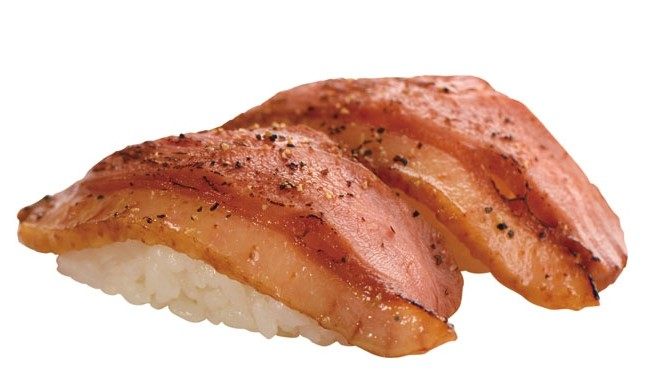 寿司料理烟熏鸭胸冷冻真空做鸭拉面沙拉寿司料理