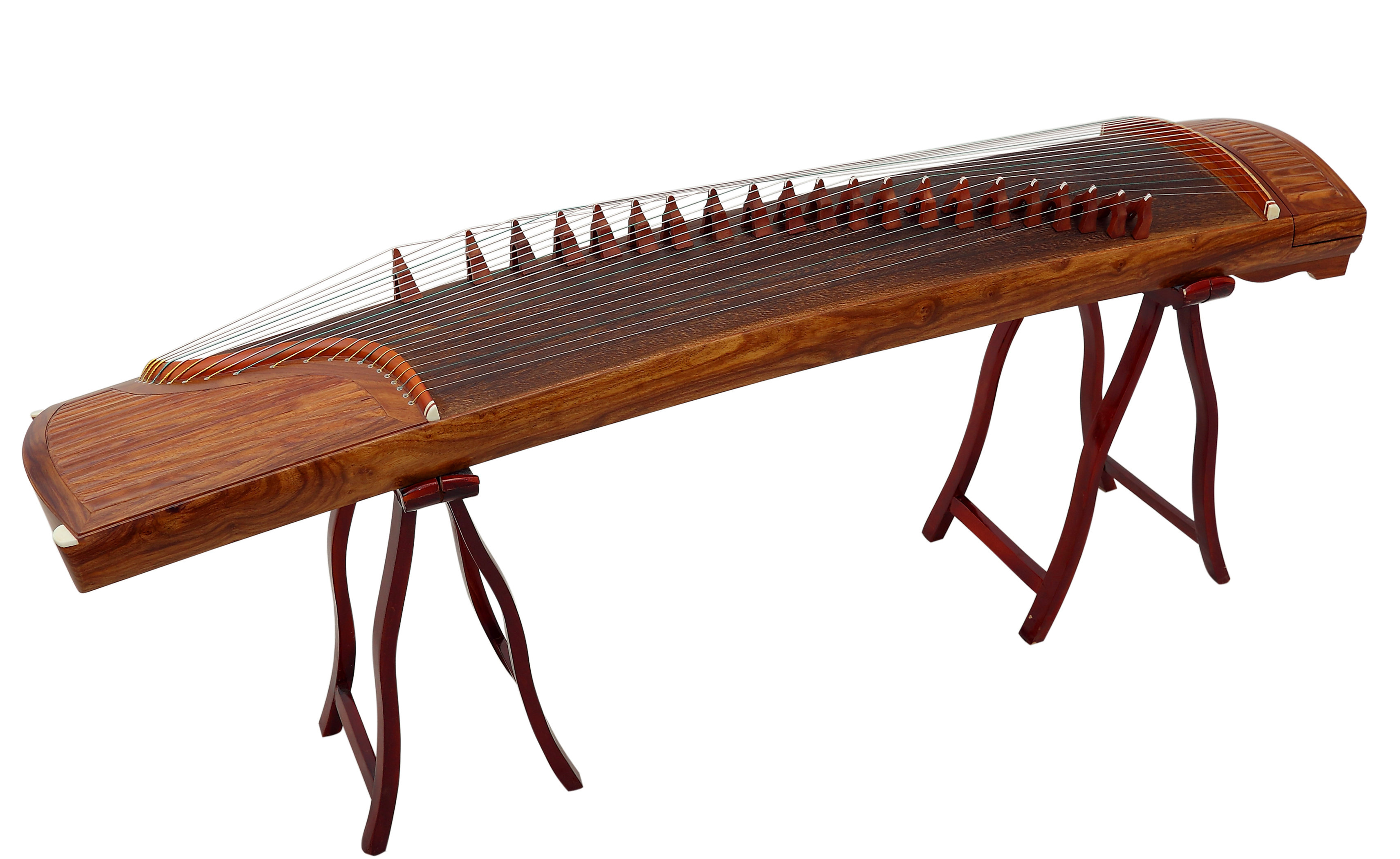 古筝专业黄花梨实木考级十级演奏乐器老师竹简古筝