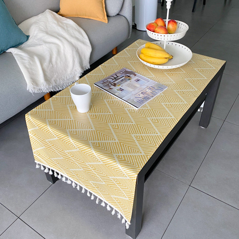 茶几简约网红盖布布盖布客厅台布桌垫现代免洗桌布
