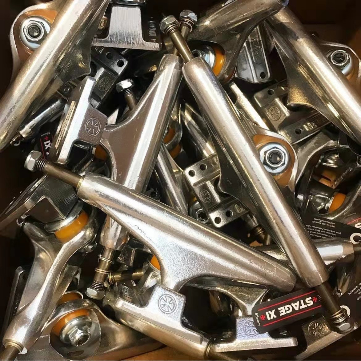 支架美国原装进口independent正品indy滑板软桥高桥双空滑板桥