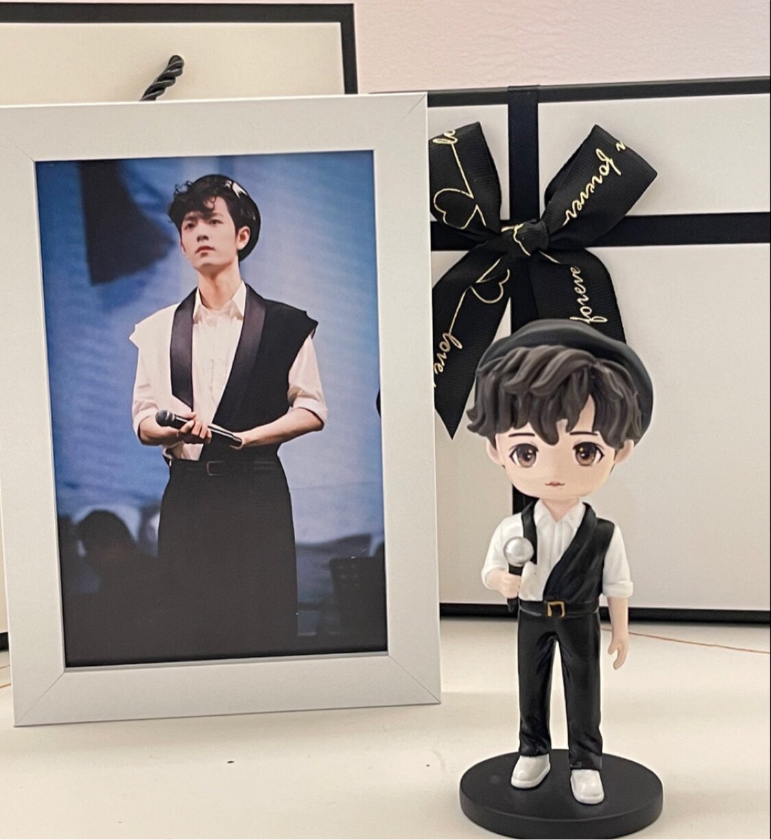 肖战手办小泥人软陶人偶真人版照照片定制明星创意玩偶