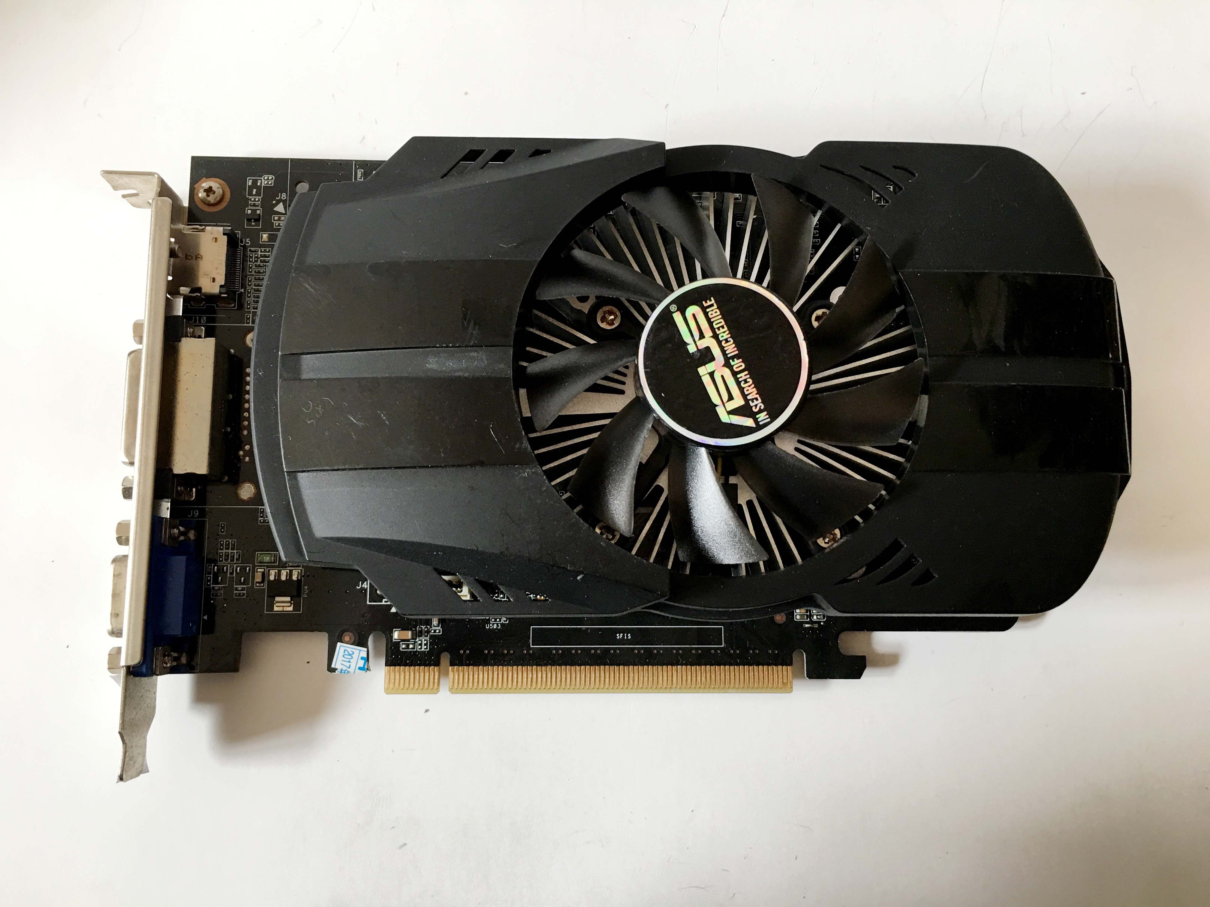 华硕品牌gtx750ti2ggd5可吃吃鸡游戏秒杀台式独立显卡