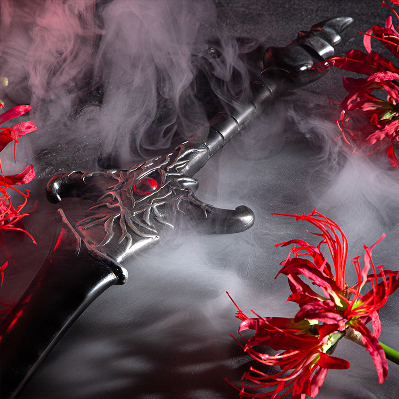 cosnatto厄命弯刀花城道具带鞘天官红伞赐福cosplay配件