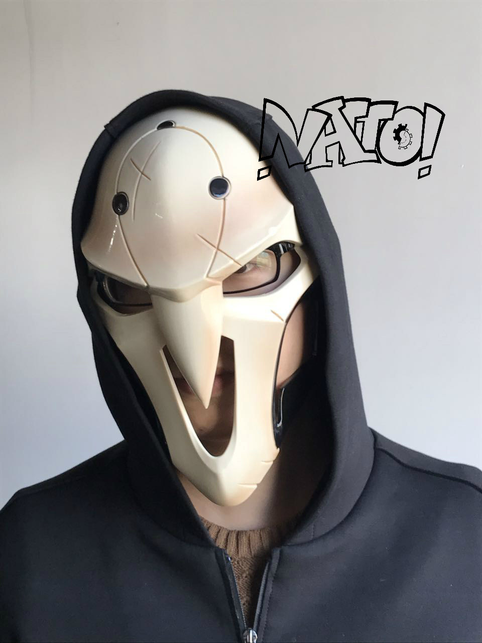 【natto】守望面具先锋 死神cosplay道具 面具 死神周边 现货包邮
