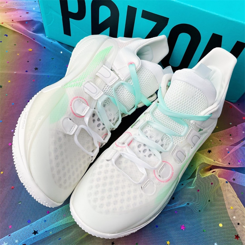 适配lining李宁音速9low乳白色糖果色渐变钻石goodgame鞋带