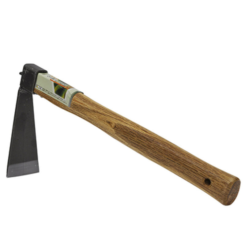 园艺工具短木柄全钢两用镐锄种地种菜锄头