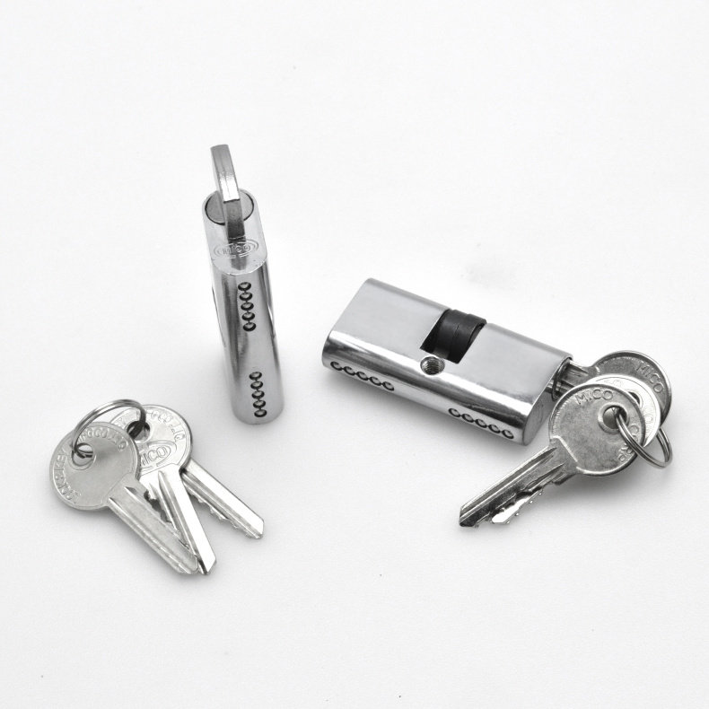 mico米高铝合金门锁锁芯有框玻璃门锁锁芯阳台门锁芯地锁锁芯