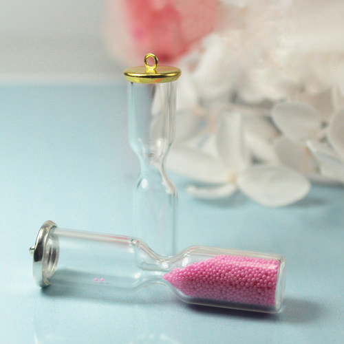 沙漏玻璃diy手工手工制制作管自自由搭配金属其他diy饰品配件