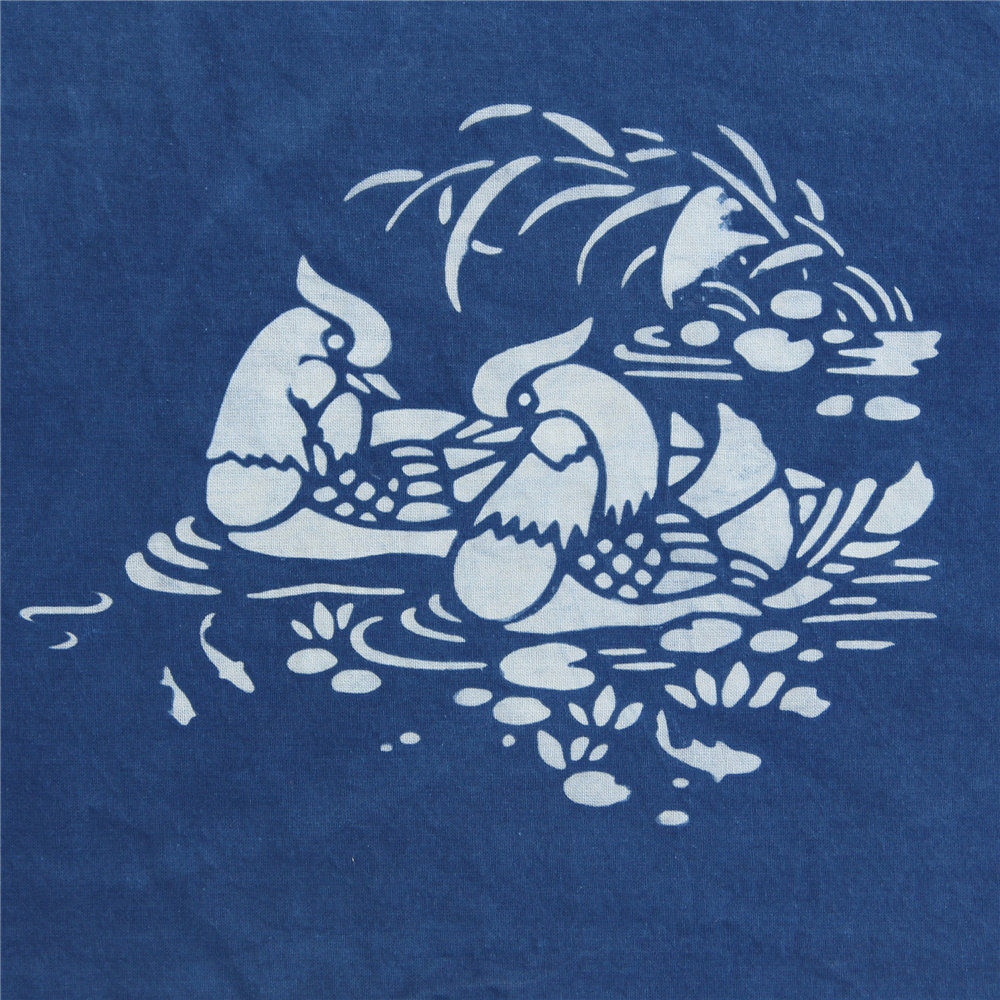 植物草木染蓝染手手工型糊染缬印diy布料汉服蜡染印染