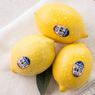 美国新奇士sunkist黄柠檬10个新鲜水果皮薄清香多汁大果整箱包邮