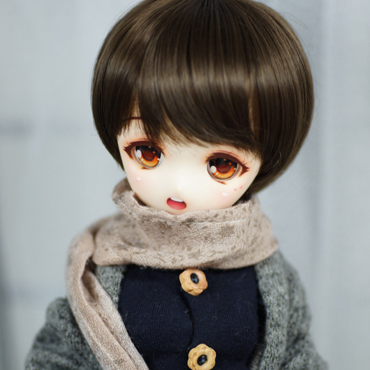 现货毛少年丝男高温少年正太ob113468分假发bjdbjd娃娃