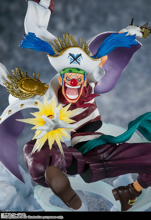 现货万代figuartszero海贼王巴基船长顶上决战小丑手办