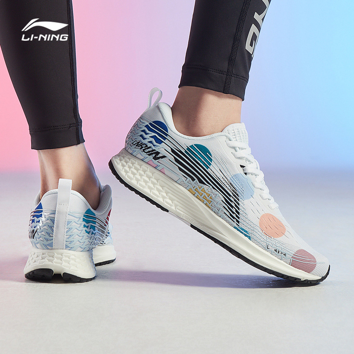 李宁跑步2021秋季新款赤兔4代v2减震透气跑步鞋