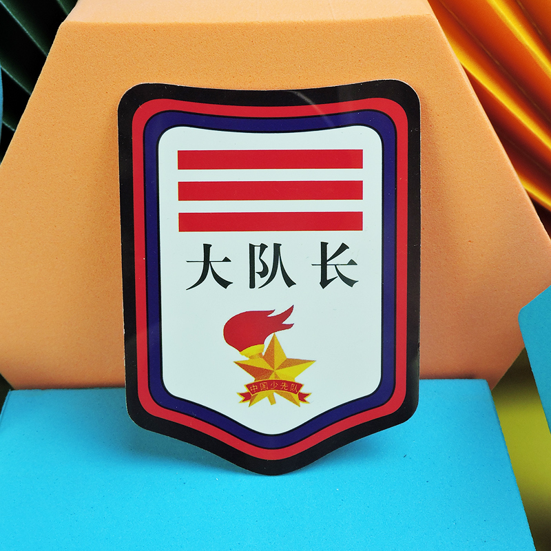 杠二道杆三道干大队长中队长小队长大队委中队委小队委小队长标志一道